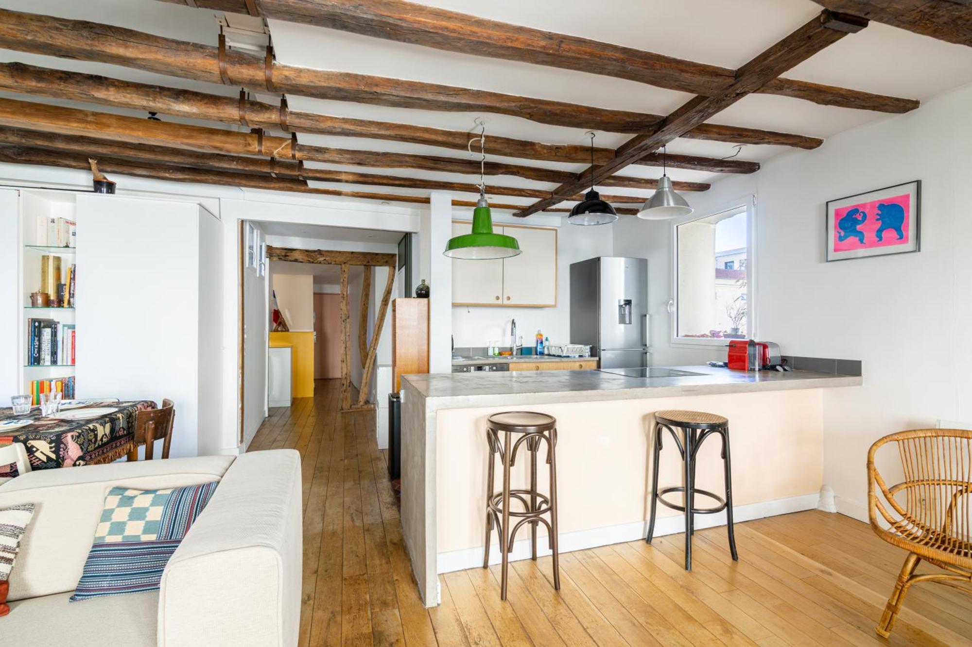 Luxurious 2 Bedroom Canal Saint Martin Saint Lazare 巴黎 外观 照片
